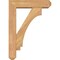 Ekena Millwork Imperial Craftsman Smooth Bracket w/ Offset Brace, Western Red Cedar, 5 1/2"W x 20"D x 28"H BKT0604X20X28IMP04SWR - alternate 3